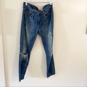 Vince Women’s Dylan Ripped Skinny Jeans